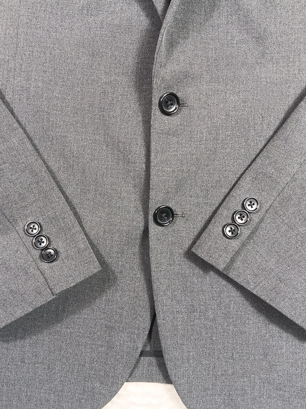 J Crew Blazer Mens 46r Gray Thompson Performance Suit Jacket Slim Fit 2 Button